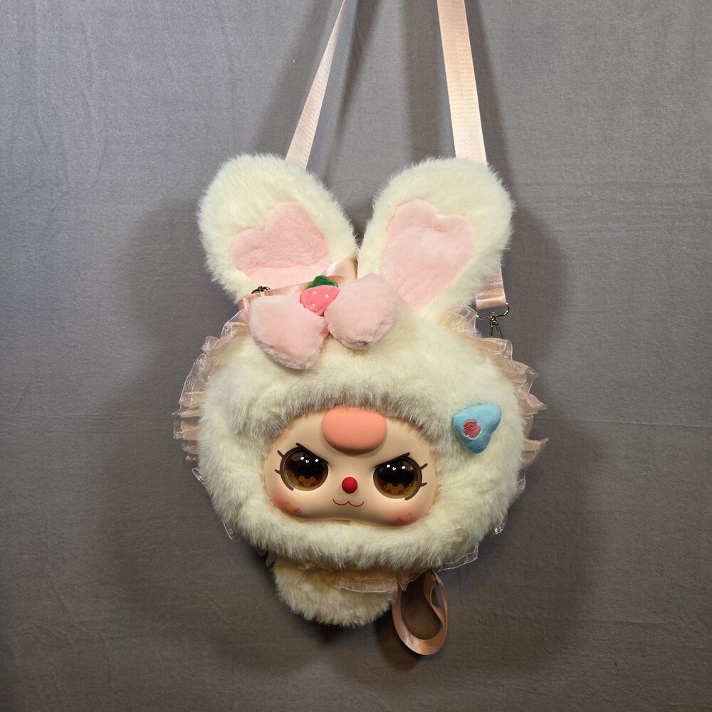 Baby Three Fairy Tale Backpack - White Bunny With Special Eyes - Picture 12 of 16
